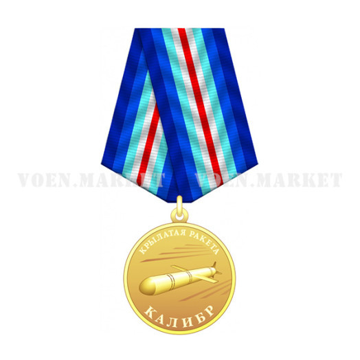 Медаль «За заслуги в разработке, производстве и боевом применении ракеты ЗМ-14 Калибр»
