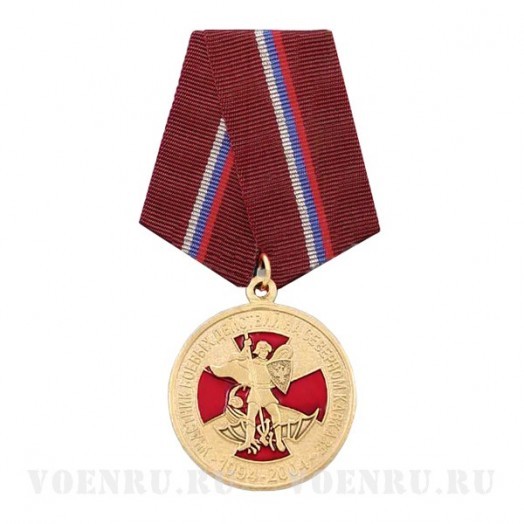 Медаль «Участник боевых действий на Северном Кавказе 1994-2004» (10 лет)