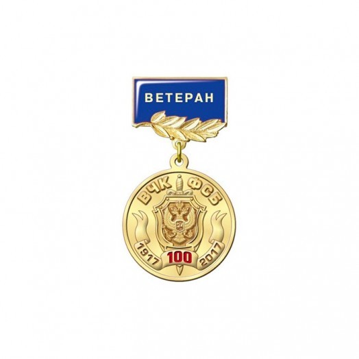 Медаль «100 лет ФСБ России. Ветеран» #1