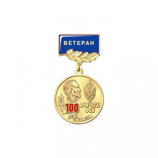Медаль «100 лет ФСБ России. Ветеран» #2