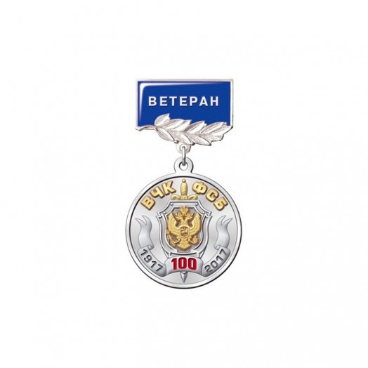 Медаль «100 лет ФСБ России. Ветеран» #3
