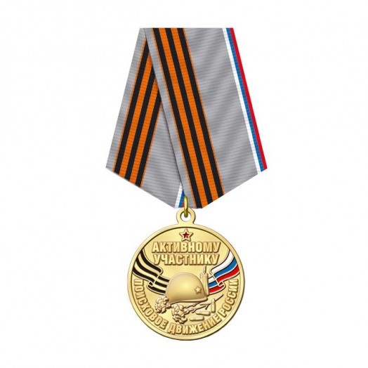Медаль «Активному участнику поискового движения России»