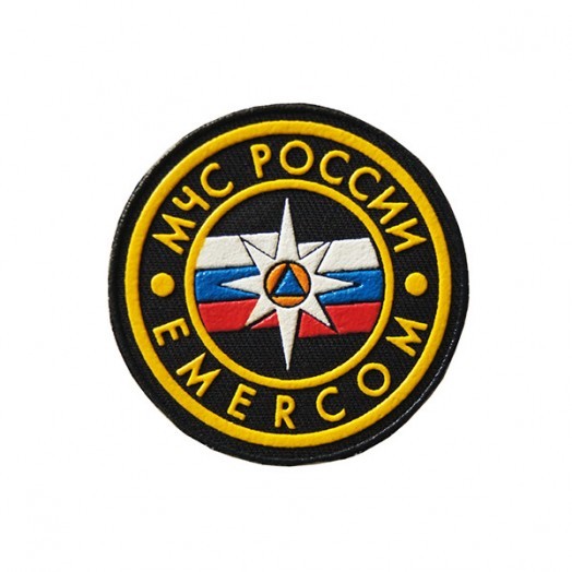 Нашивка на рукав «МЧС России Emercom»