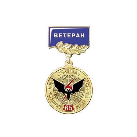 Медаль «65 лет Спецназу ГРУ. Ветеран» #2