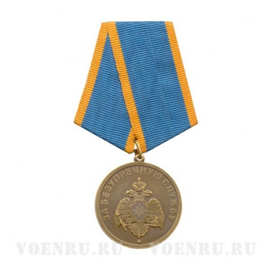 Медаль «За безупречную службу» (МЧС 2010 г.)